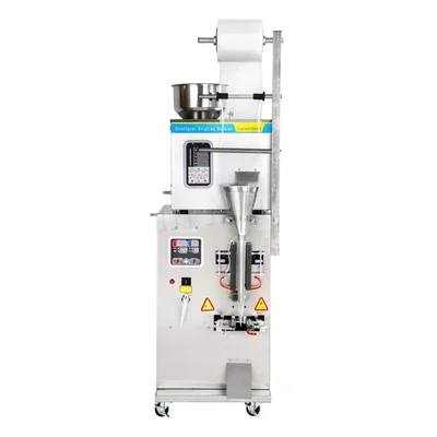 Automatic 5 to 100 gm Weigh Fill and Sealing Machine with Two Side and Back Sealing for Chips Packets